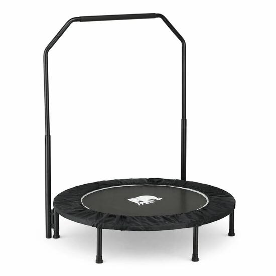 Deryan Trampoline de Fitness Pliable 100 cm - Avec Poignée - Noir