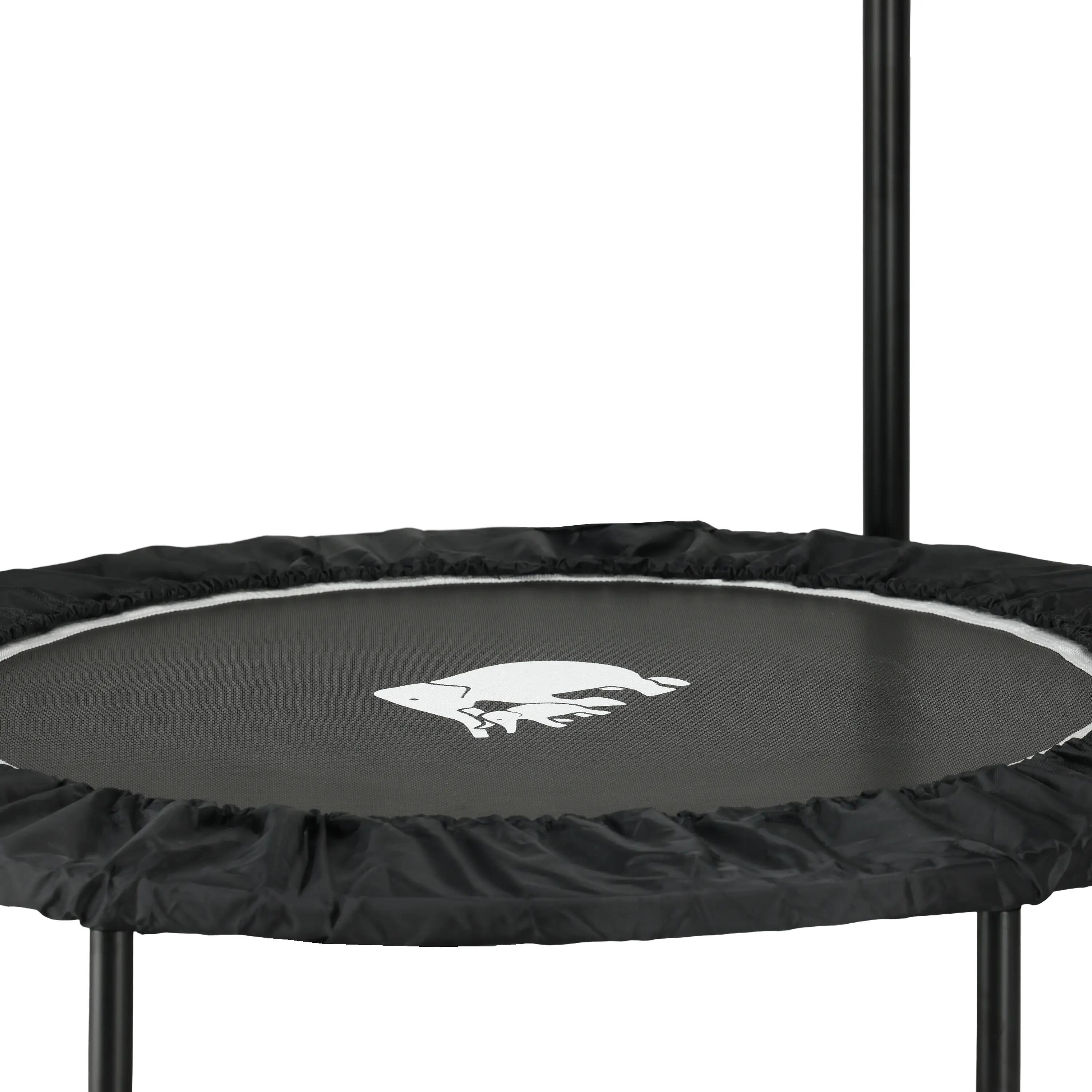 Deryan Opvouwbare Fitness Trampoline 100 cm - Met Handvat - Zwart 3/7