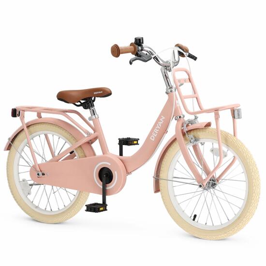Bicicletta per Bambini Deryan Liv 18 pollici - Manubrio e Sella Regolabili - Ros