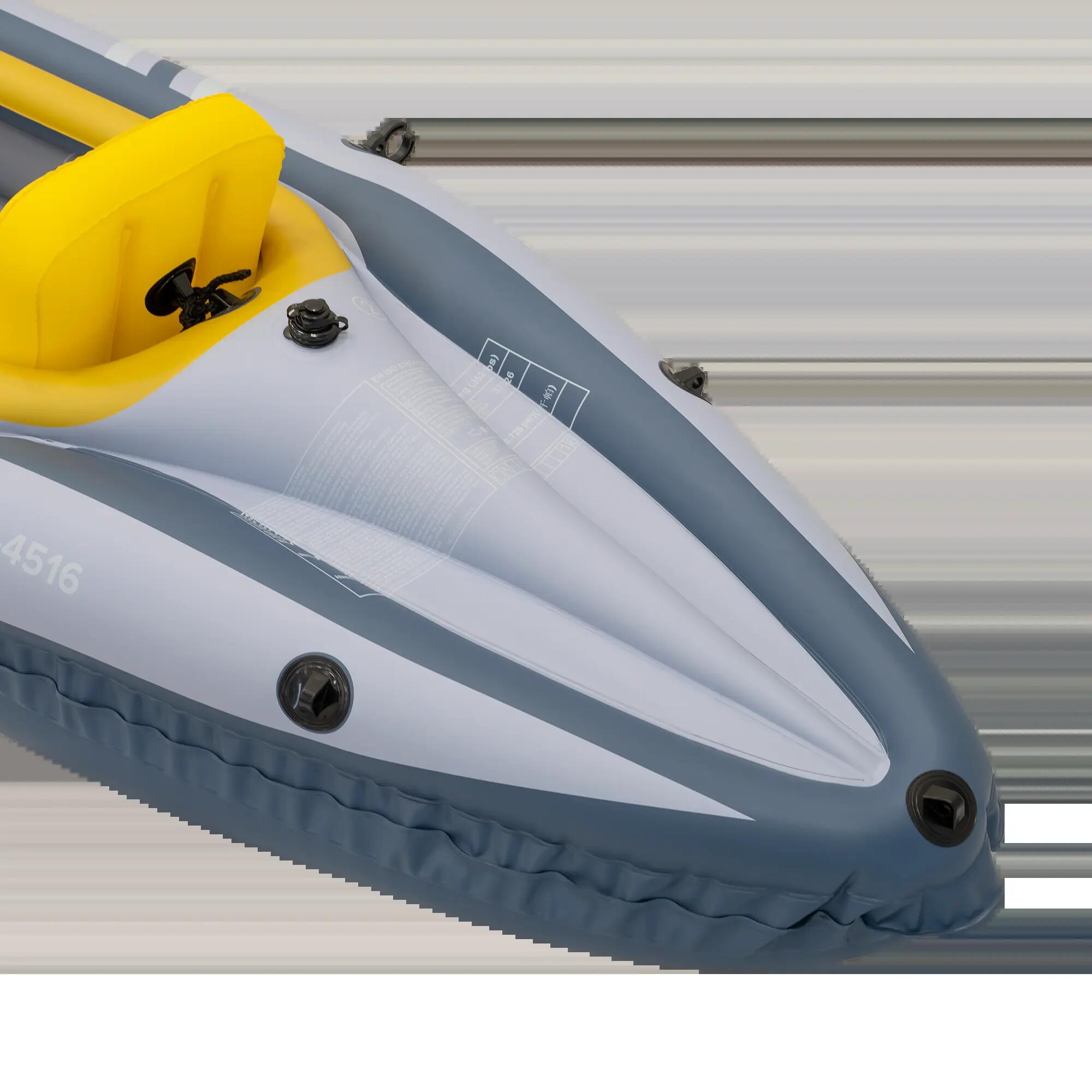 Kajak pompowany dwuosobowy dmuchany Rebel  350cm wiosła pompka torba ponton 7/7