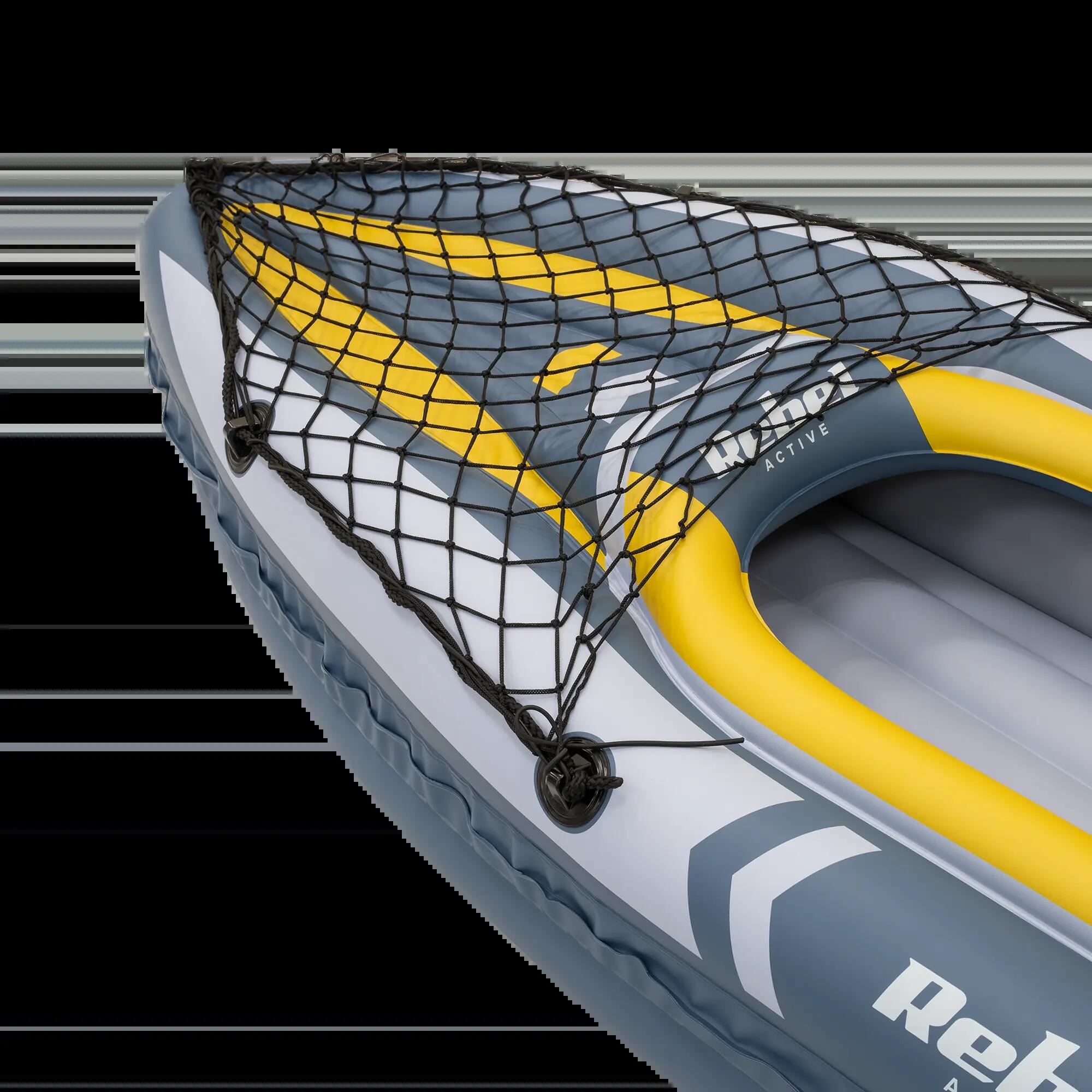 Kajak pompowany dwuosobowy dmuchany Rebel  350cm wiosła pompka torba ponton 6/7