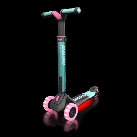 Trottinette pour Enfants, 2+ Ans, Pliable, LED-Deck, Nexo Menthe