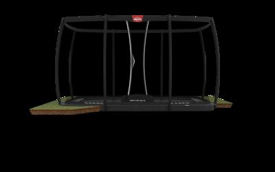 Trampolino Ultim Champion FlatGround 410 + Rete Sic. DLX XL