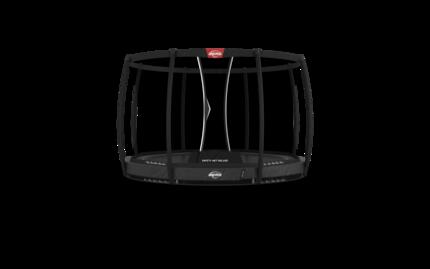 Trampoline Elite InGround 430 + Filet Séc. Deluxe Gris