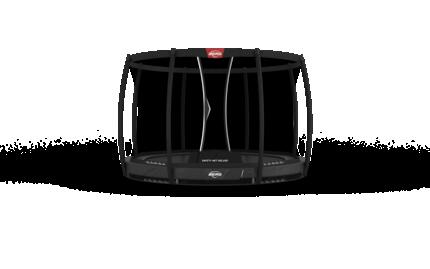 Trampoline Champion InGround 430 + Filet Séc. Deluxe Gris