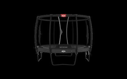 Trampoline Elite Regular 380 + Filet Séc. Deluxe Gris
