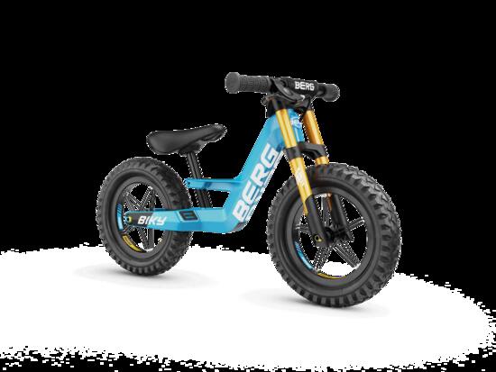 Draisienne pour Enfants, 2,5+ Ans, 12 Pouces, Biky Cross Bleu
