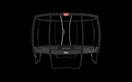 Trampoline Elite Regular 380 + Filet Séc. Deluxe Gris