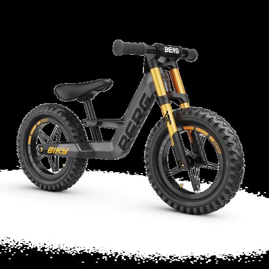 Draisienne pour Enfants, 2,5+ Ans, 12 Pouces, Biky Cross Gris