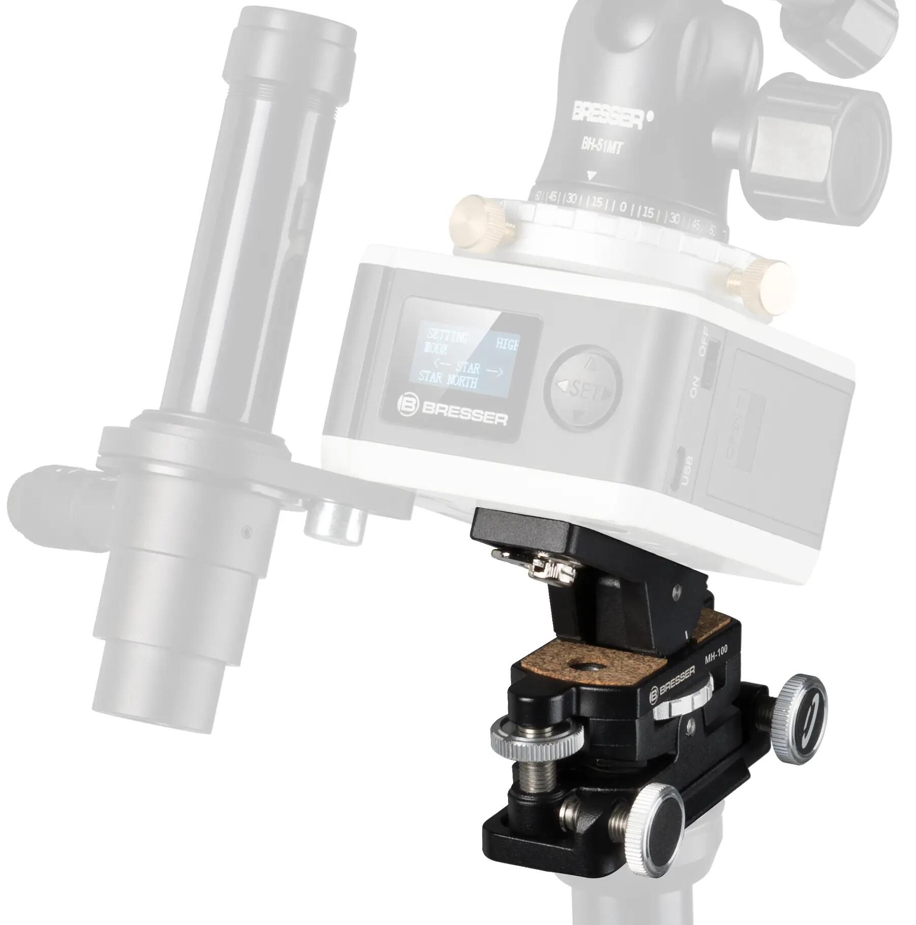 Tripode per Tropod Bresser Con Percision Regolazione MH-100 (Cuña Polar) 6/6