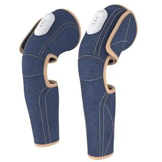 Wireless Air Pressure Leg Massager Machine For Home - With Heat Dark Blue