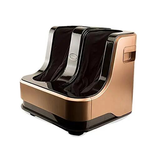 Leg, Electric Foot and Calf Massager 80W, 4 Motors, Rolling , Brown -  1