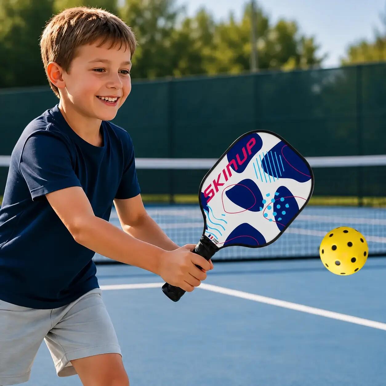 Pickleballracket voor kinderen “Easy Kid” van hout - SKINUP Sport 2/2