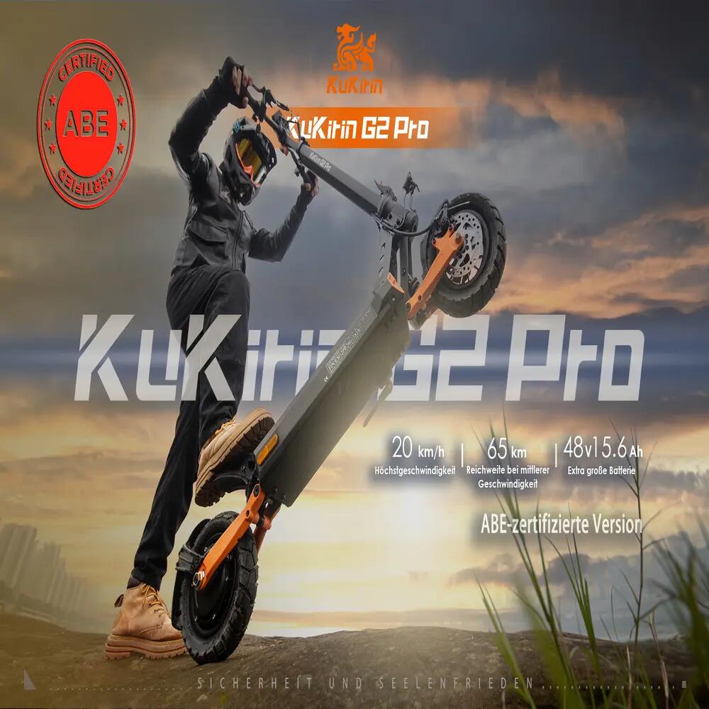 KuKirin G2 Pro ABE Opvouwbare Elektrische Scooter voor Volwassenen 8/15