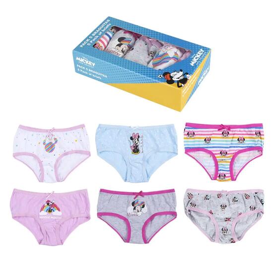 Set di 5 mutandine Minnie 5-6 anni