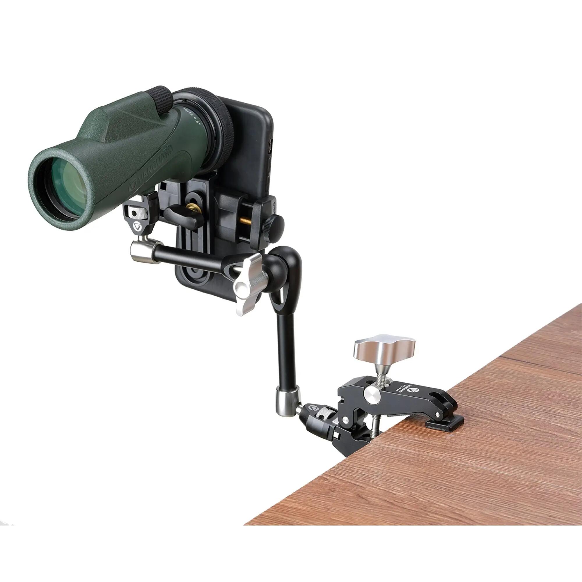 Morsetto con braccio e adattatore per smartphone Vanguard Veo CP-65 KIT 3/4