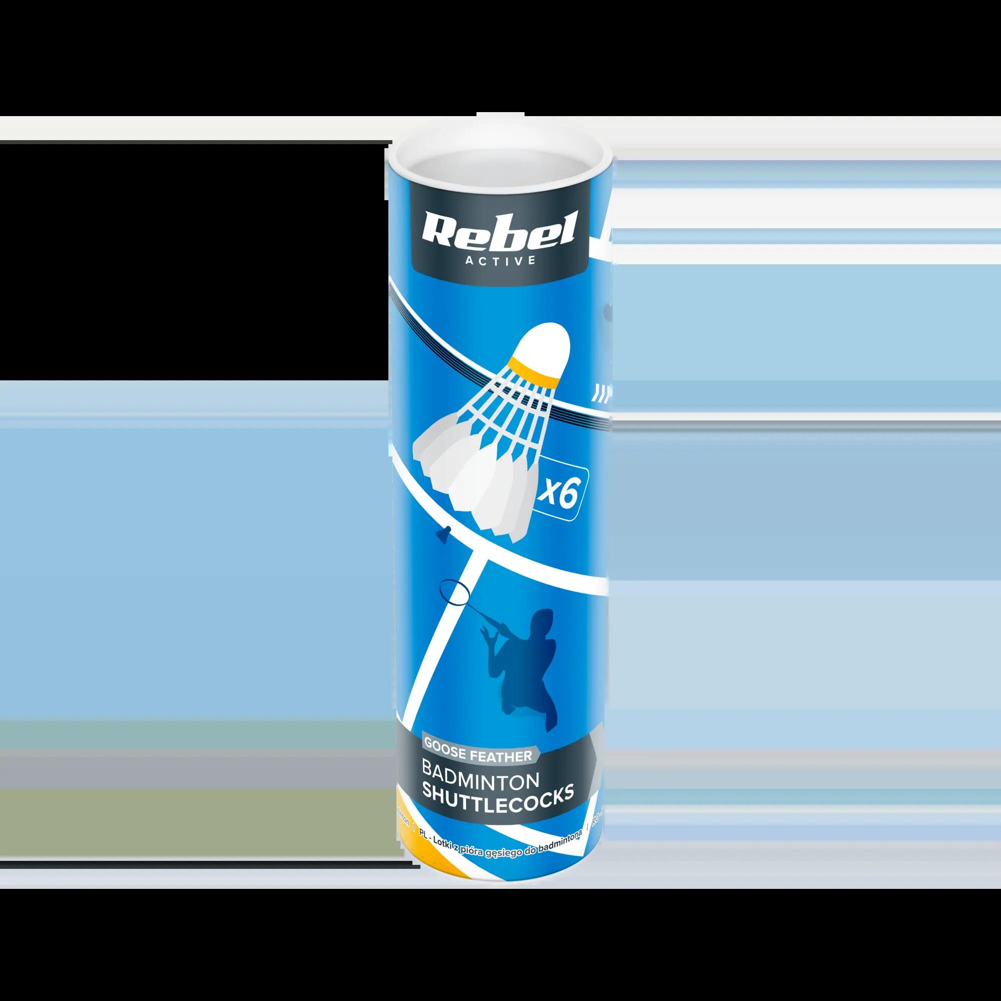Badminton Gänsefeder Darts Klasse 2/3 Rohr 6pcs Rebel 4/4