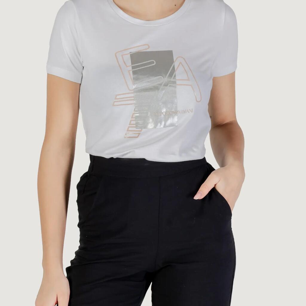 crop top t-shirt  WHITE
