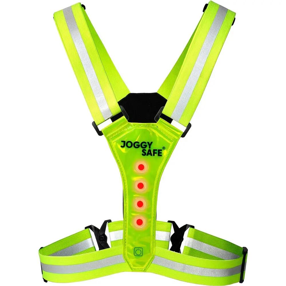 Joggy Safe Hardloopvest met Verlichting Geel 3/3
