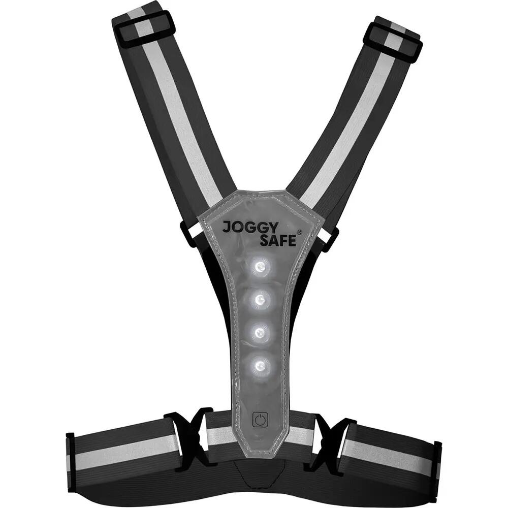 Joggy Safe Gilet de course avec éclairage Anthracite 2/3
