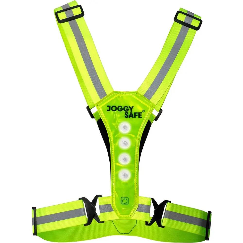 Joggy Safe Hardloopvest met Verlichting Geel 2/3