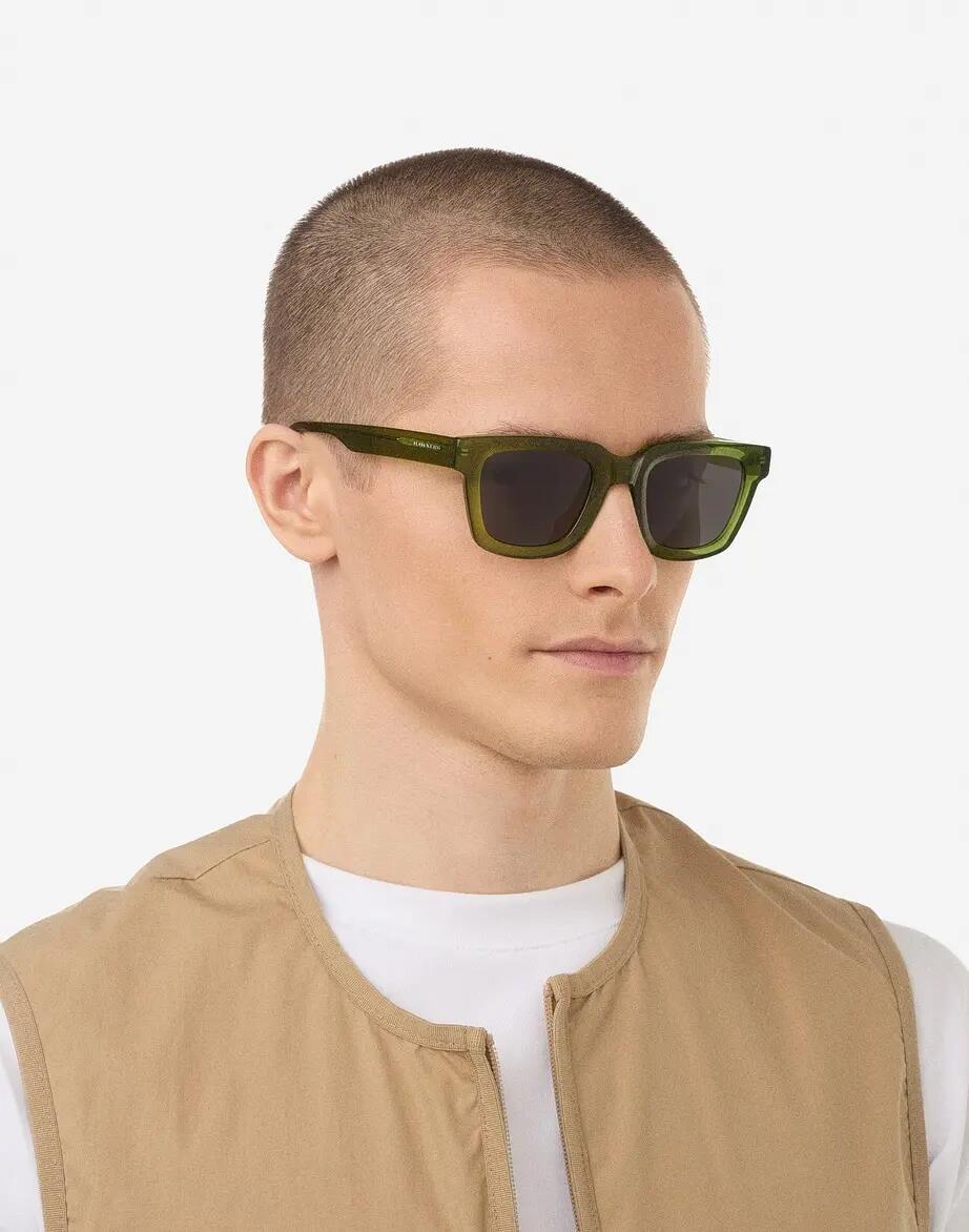 HAWKERS - Zonnebrillen voor Mannen en Vrouwen ONE UPTOWN - GREEN DARK 10/11