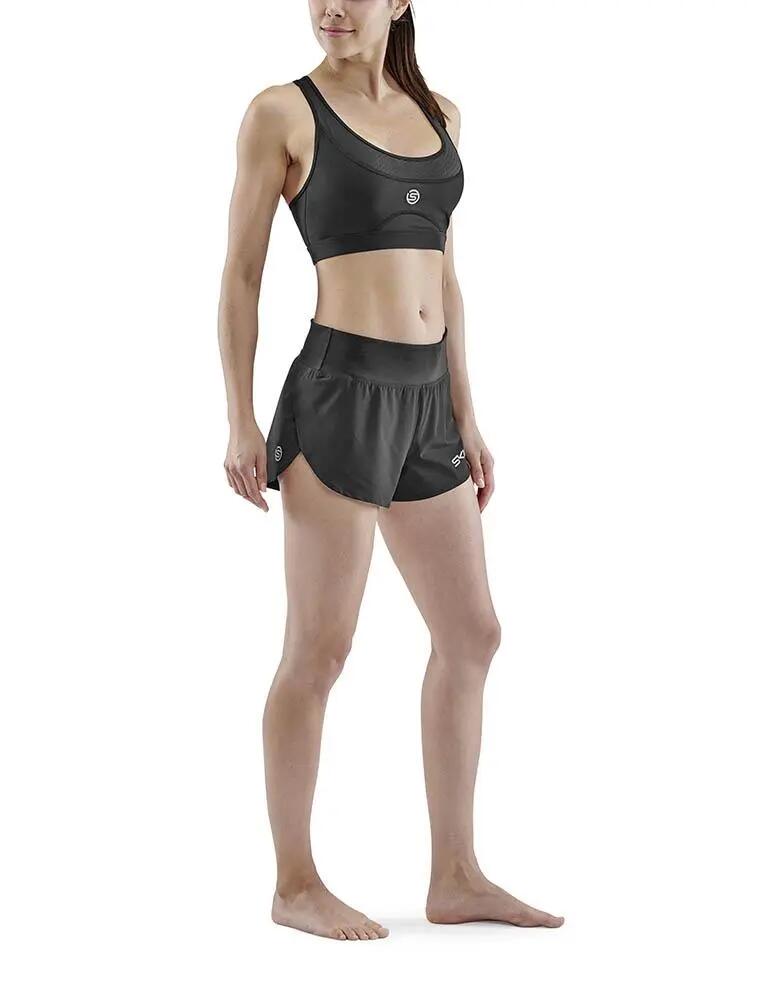 Calção de compressão masculino 2XU Light Speed ​​- Preto/Dourado - Tamanho M 3/5