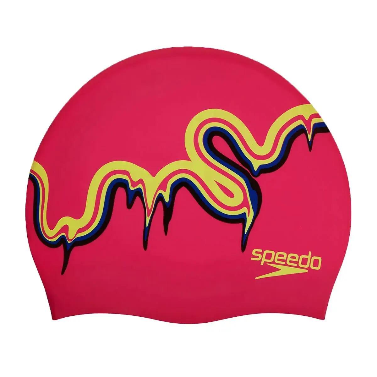 Touca de Natação Mad Wave Adulto em Lycra - Azul 2/5