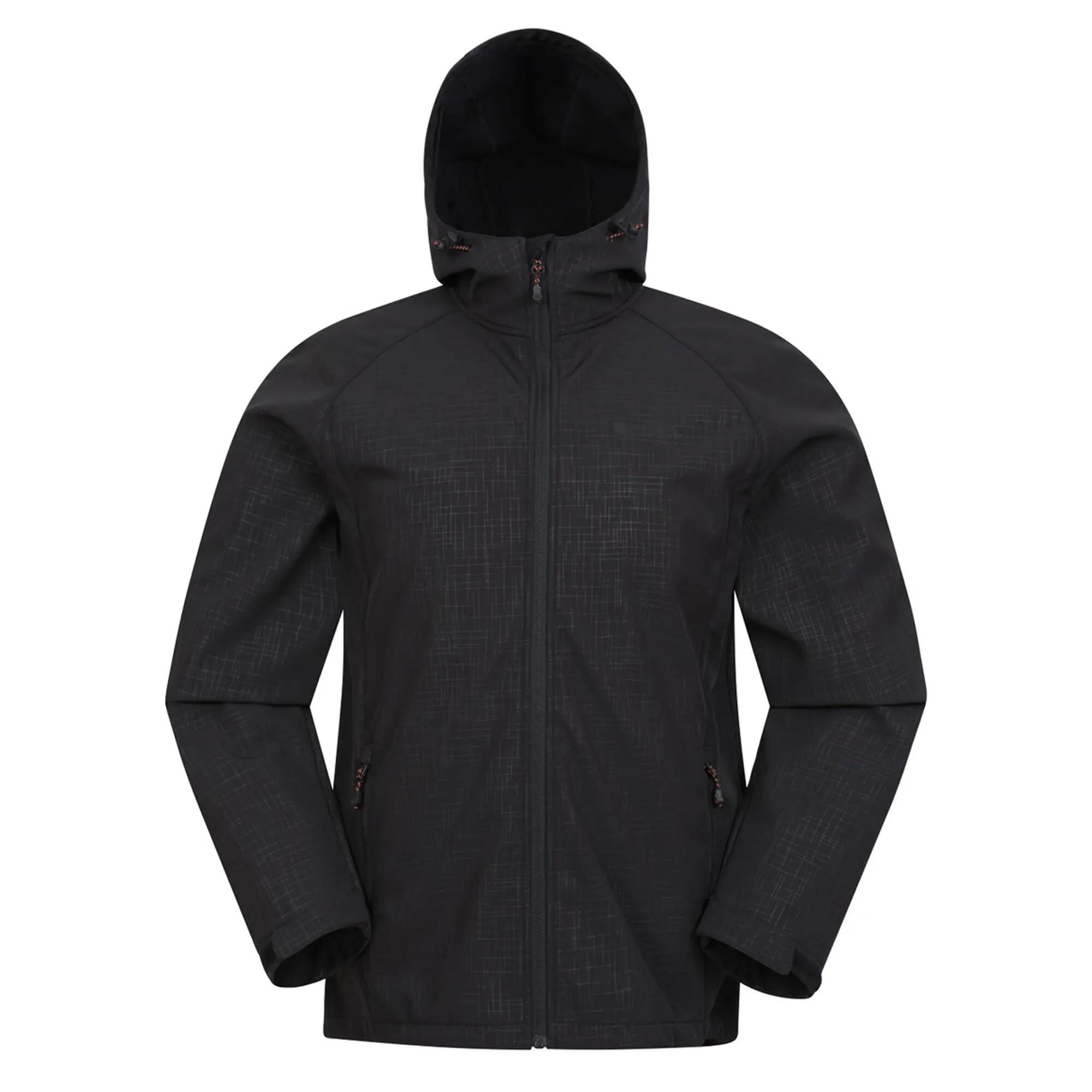 Mountain Warehouse Mens Exodus Showerproof Soft Shell Jacket