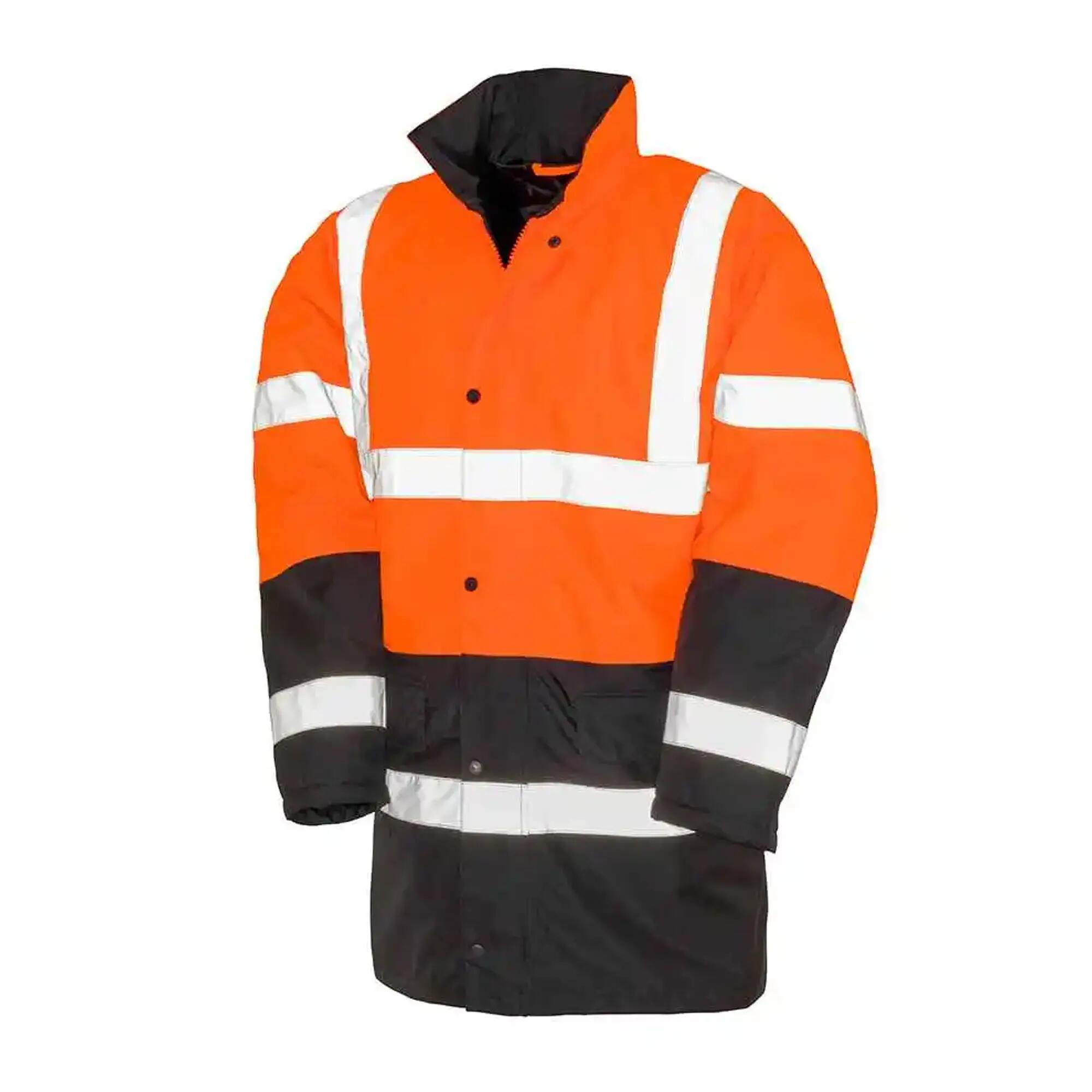 Result Adults Unisex Core Motorway Two Tone Safety Jacket
