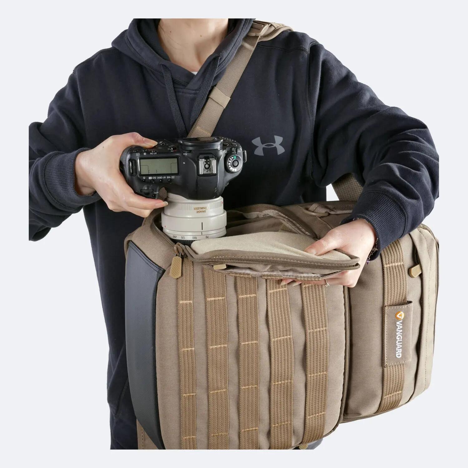 Mochila tactica foto outdoor Vanguard Veo Range T45M BG 4/7