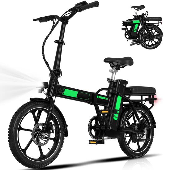 Vélo électrique pliant 16" batterie 36V 12Ah BK5S