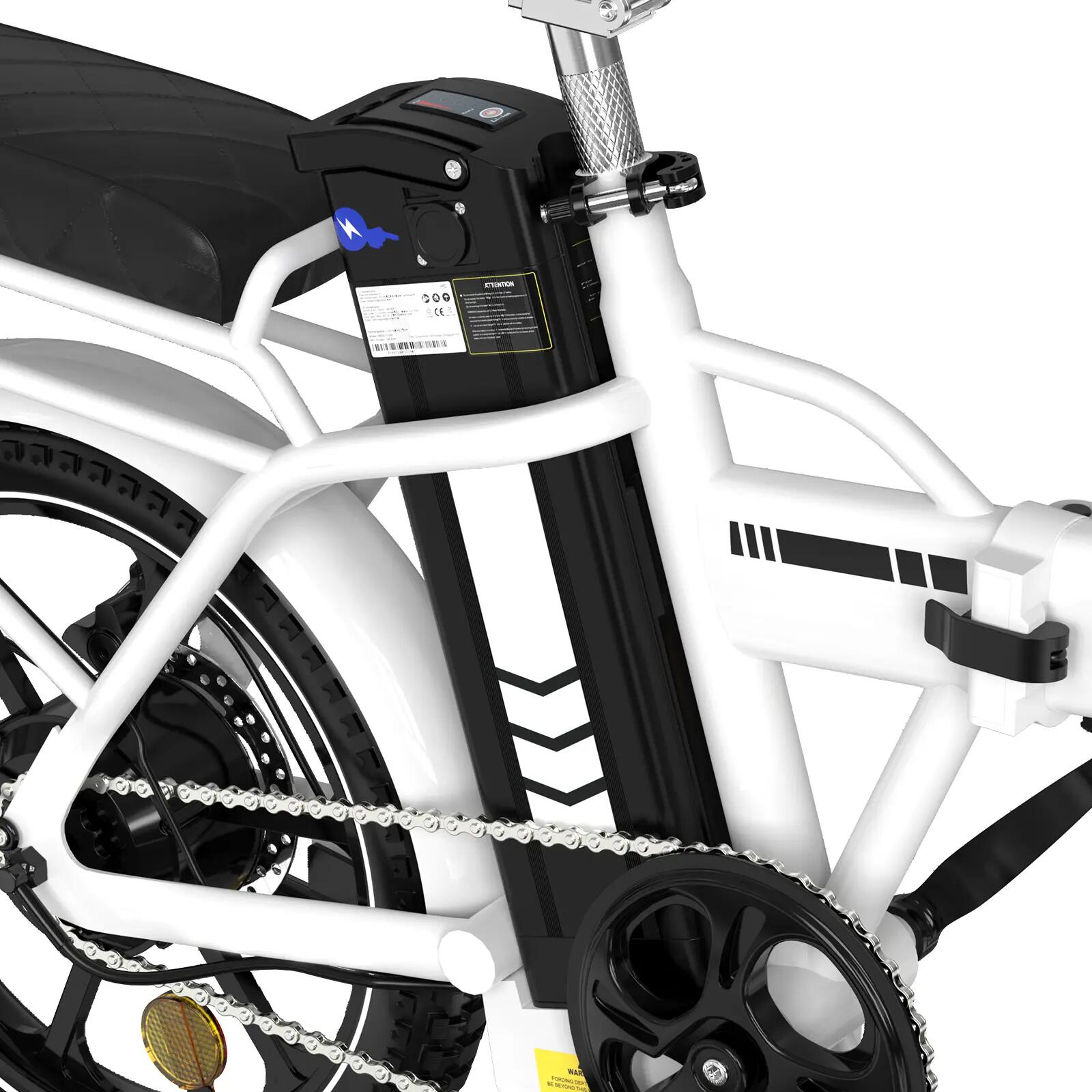 Bicicleta eléctrica plegable 16", batería 432Wh BK5S 7/7