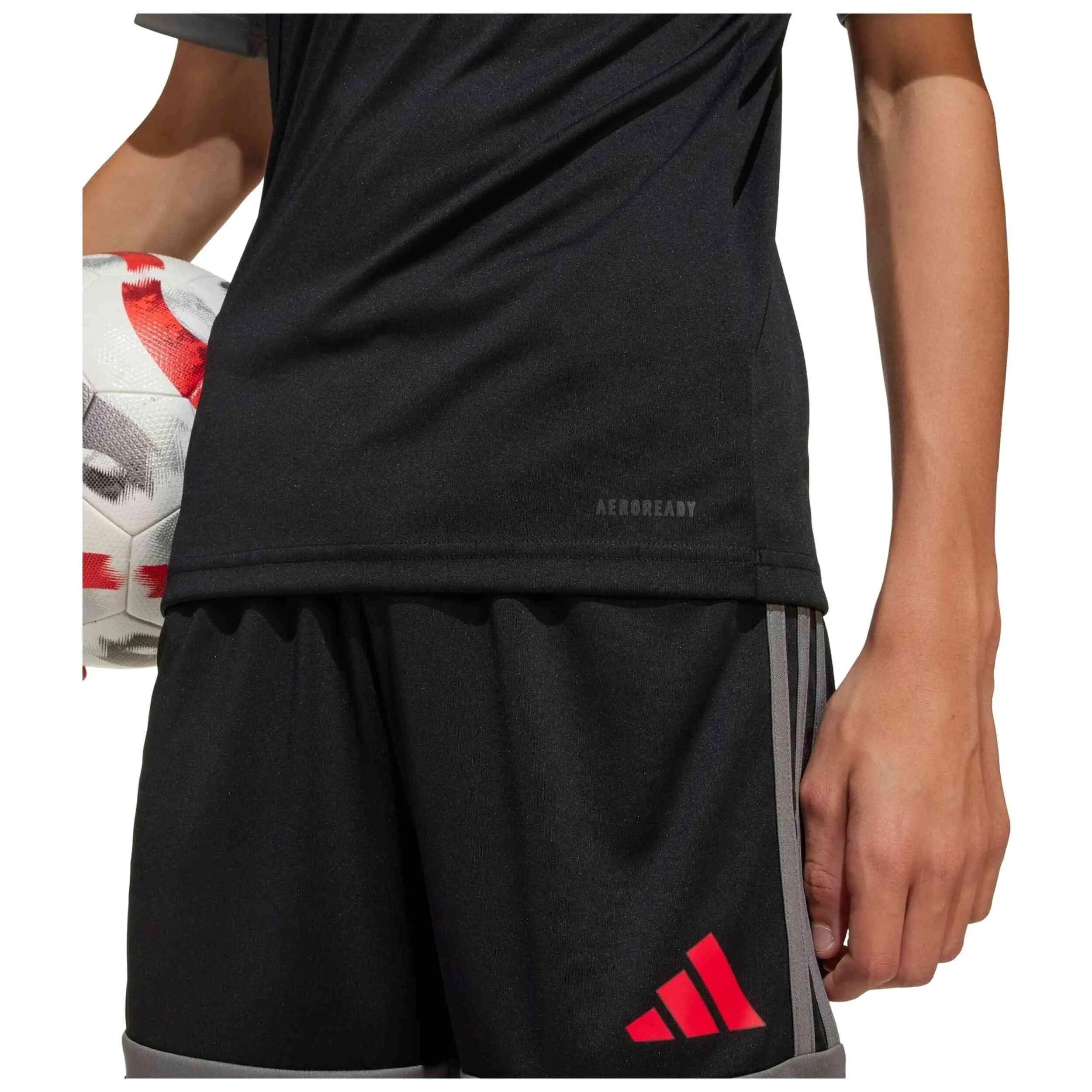 Maglia a maniche corte Adidas modello SQUA25 JSY Y per unisex ragazzi 5/6