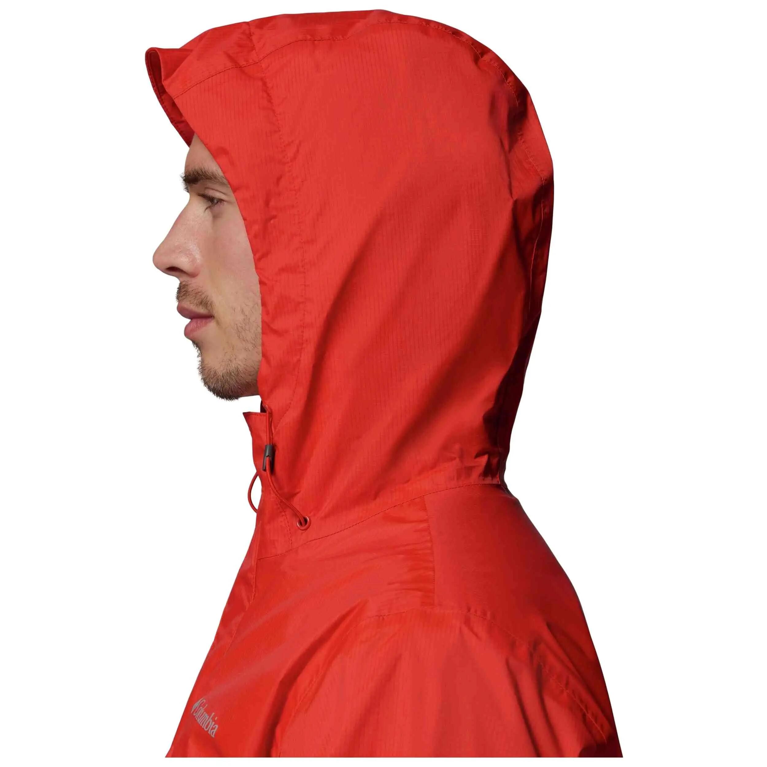 Capa de chuva Columbia modelo Chaqueta con capucha Columbia Pouring A para homem 5/7