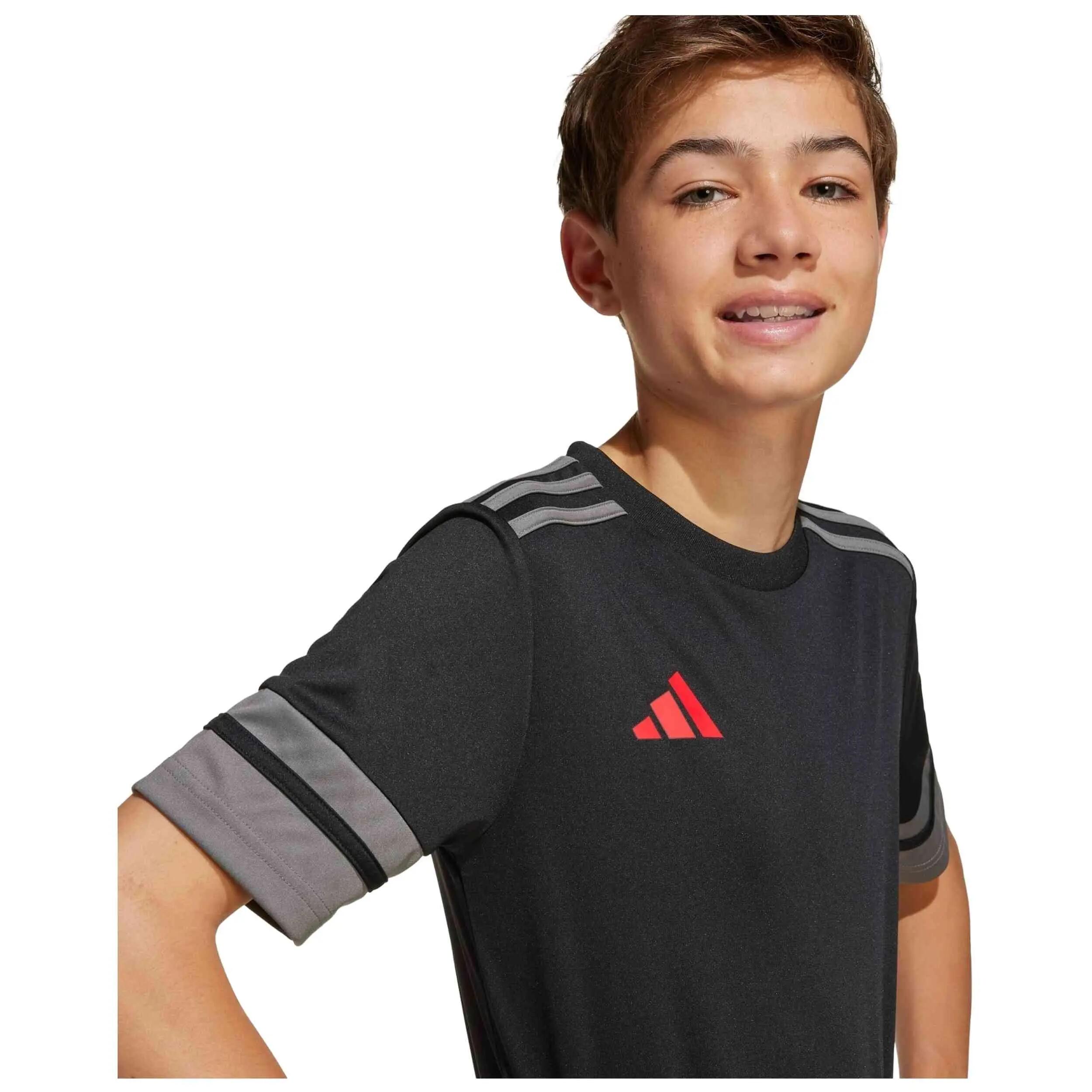 Maglia a maniche corte Adidas modello SQUA25 JSY Y per unisex ragazzi 4/6