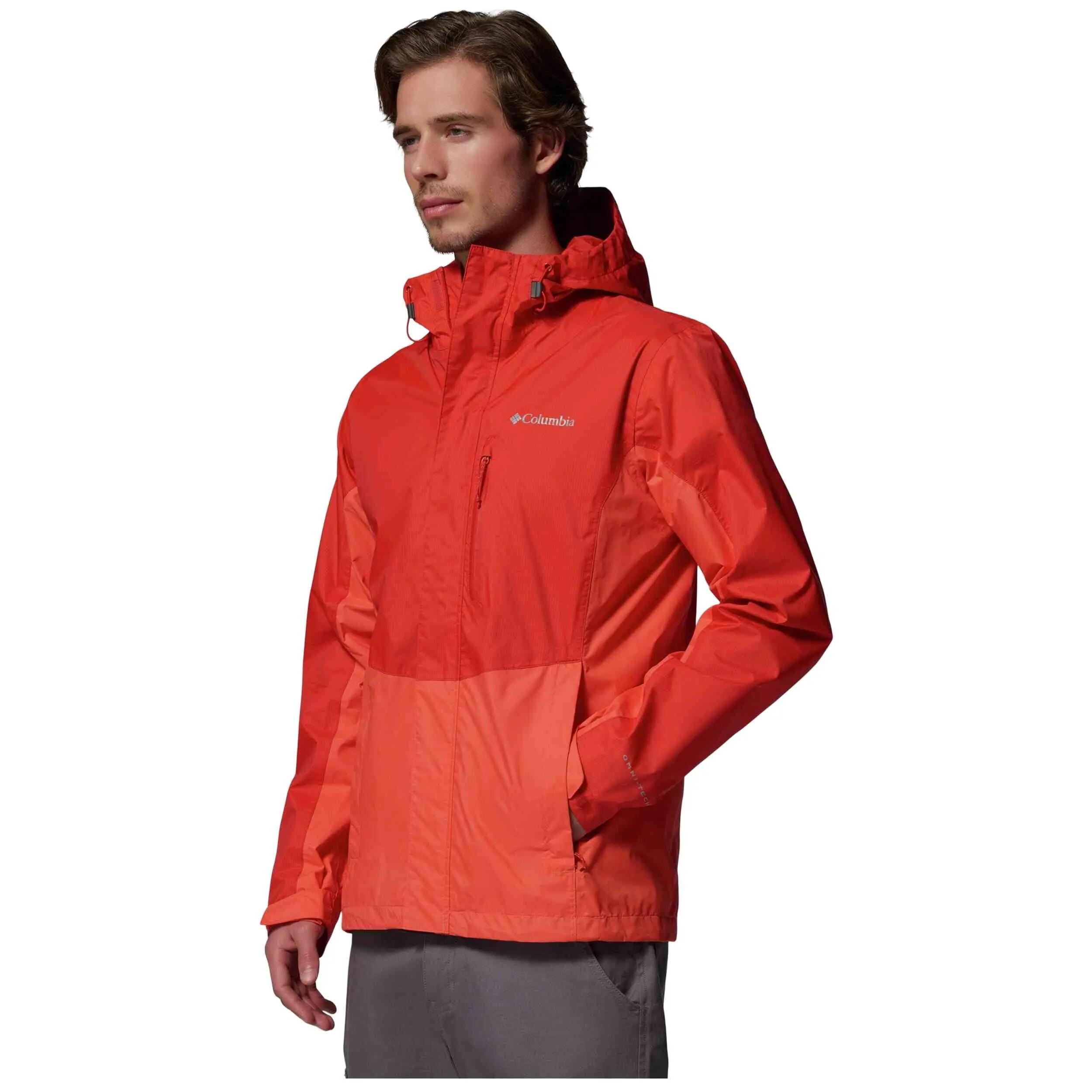 Capa de chuva Columbia modelo Chaqueta con capucha Columbia Pouring A para homem 2/7