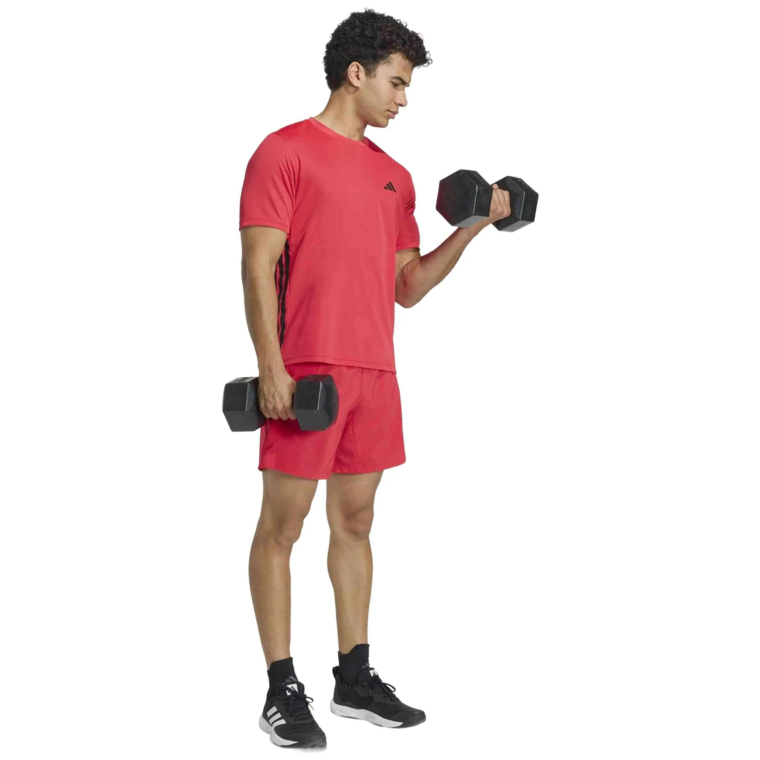 T-SHIRT WORKOUT ESSENTIALS BASE 3-STRIPES 5/5