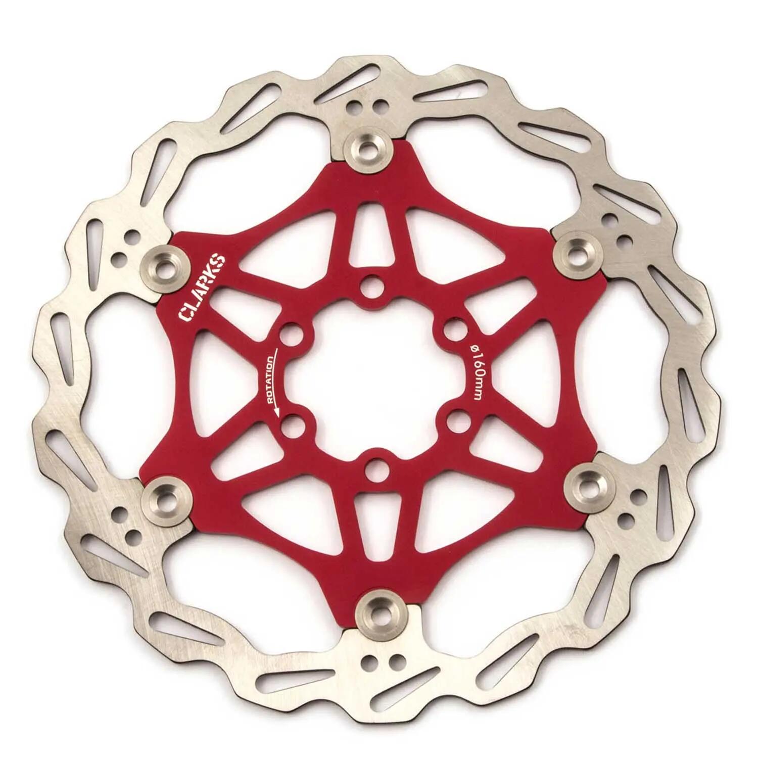 Clarks CFR-06 L/Weight 180mm Floating Rotor Red 2/2