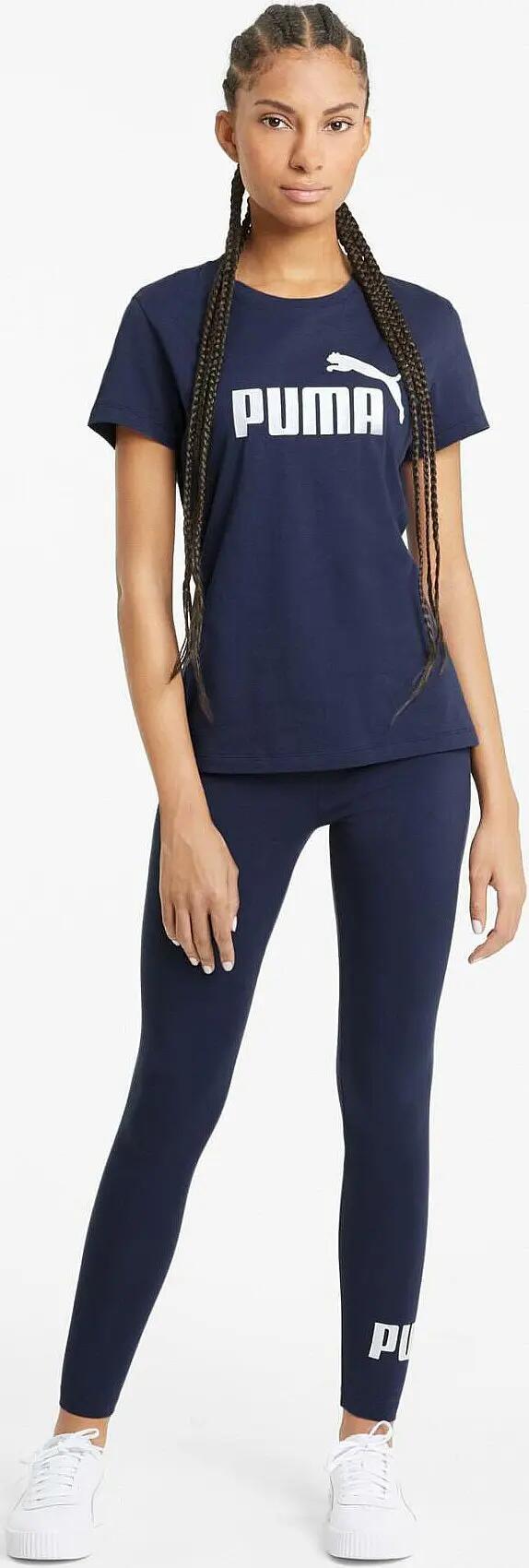 Leggings da allenamento da donna PUMA Ess Logo 4/6