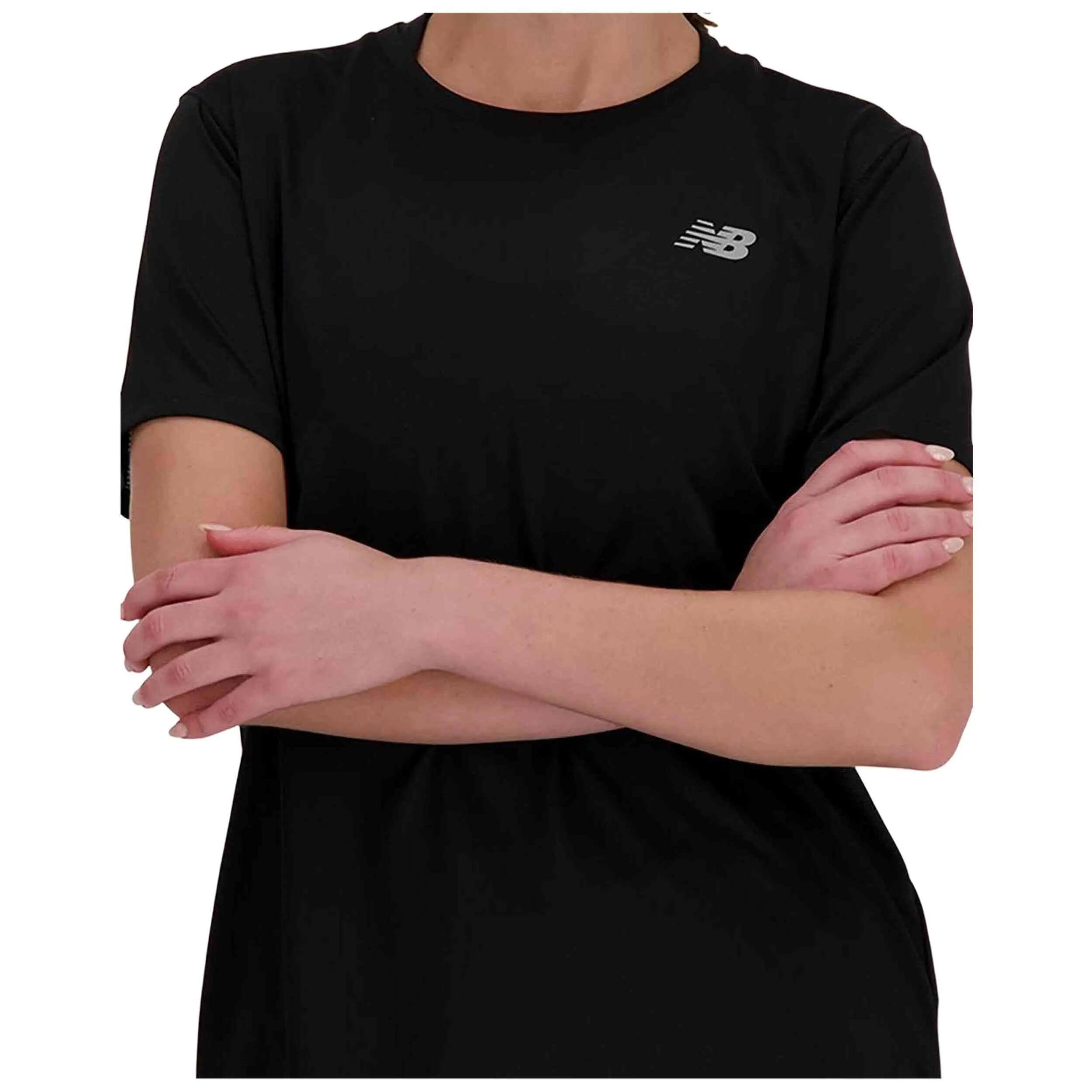 T-shirt New balance modelo WT41222BK para mulheres 4/6