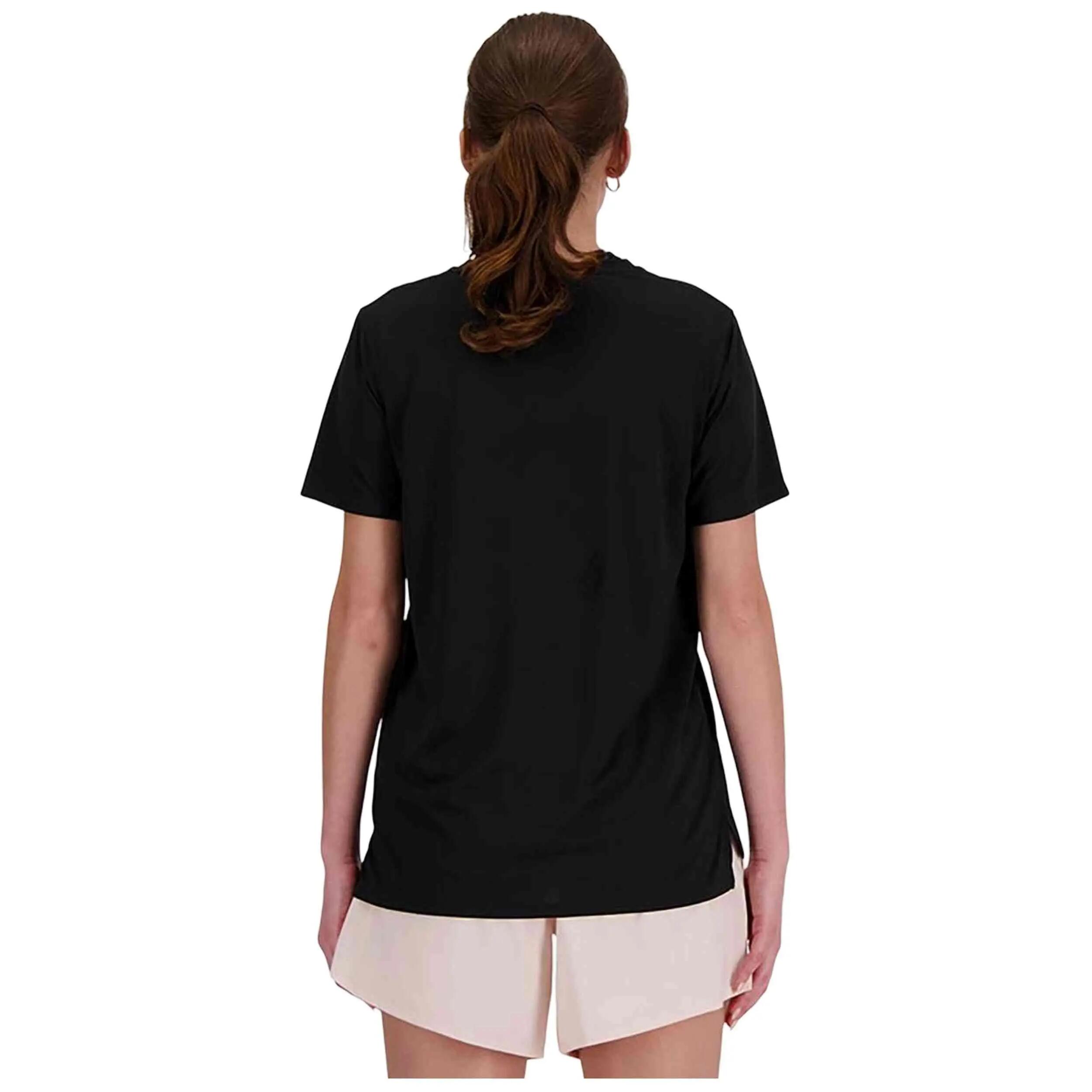T-shirt New balance modelo WT41222BK para mulheres 3/6