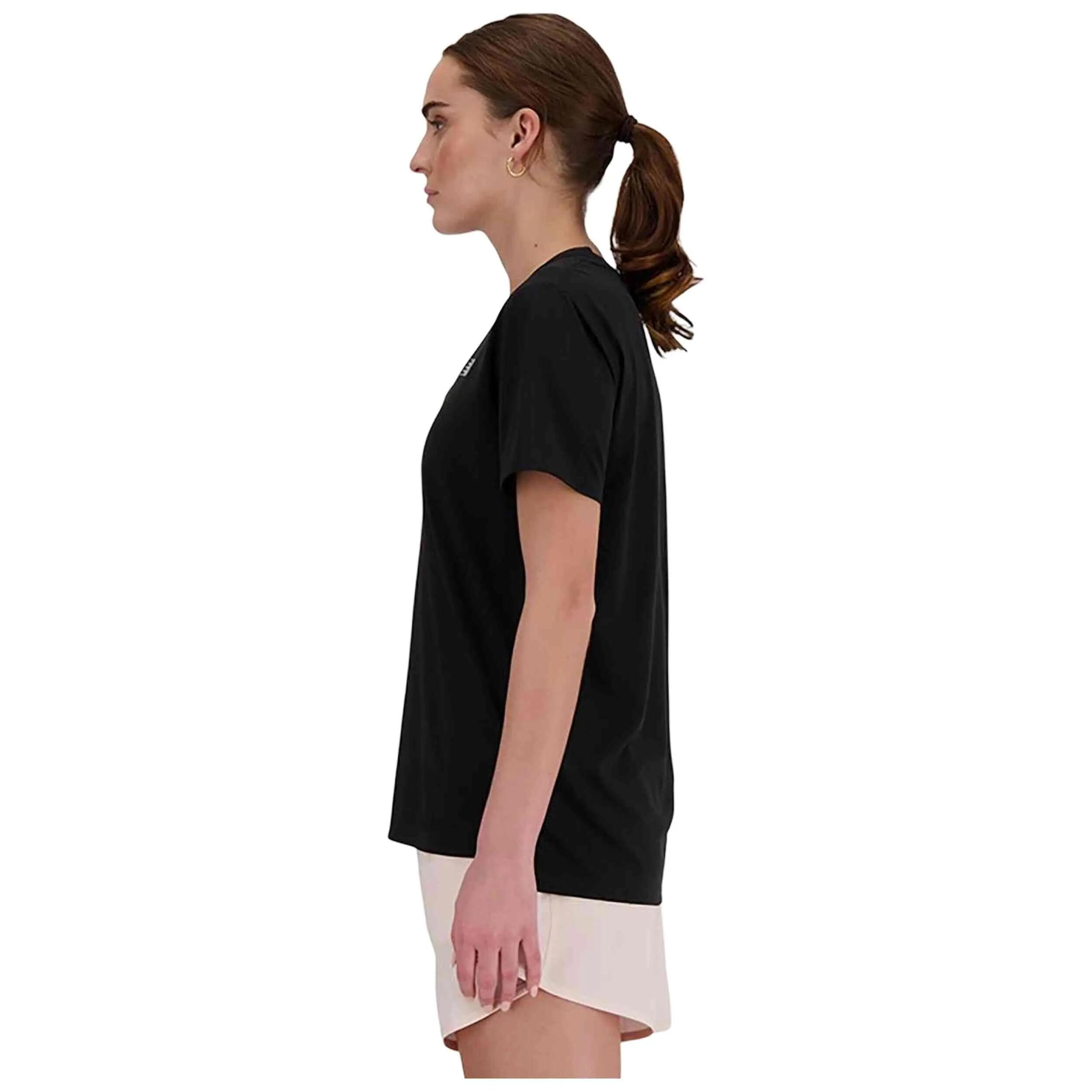 T-shirt New balance modelo WT41222BK para mulheres 2/6