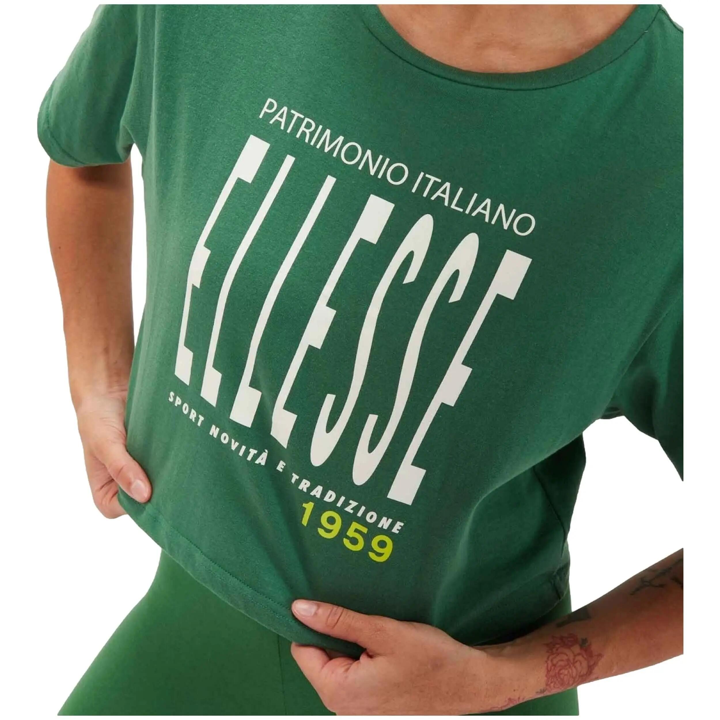 Maglia a maniche corte Ellesse modello Volia Crop per donne 4/5