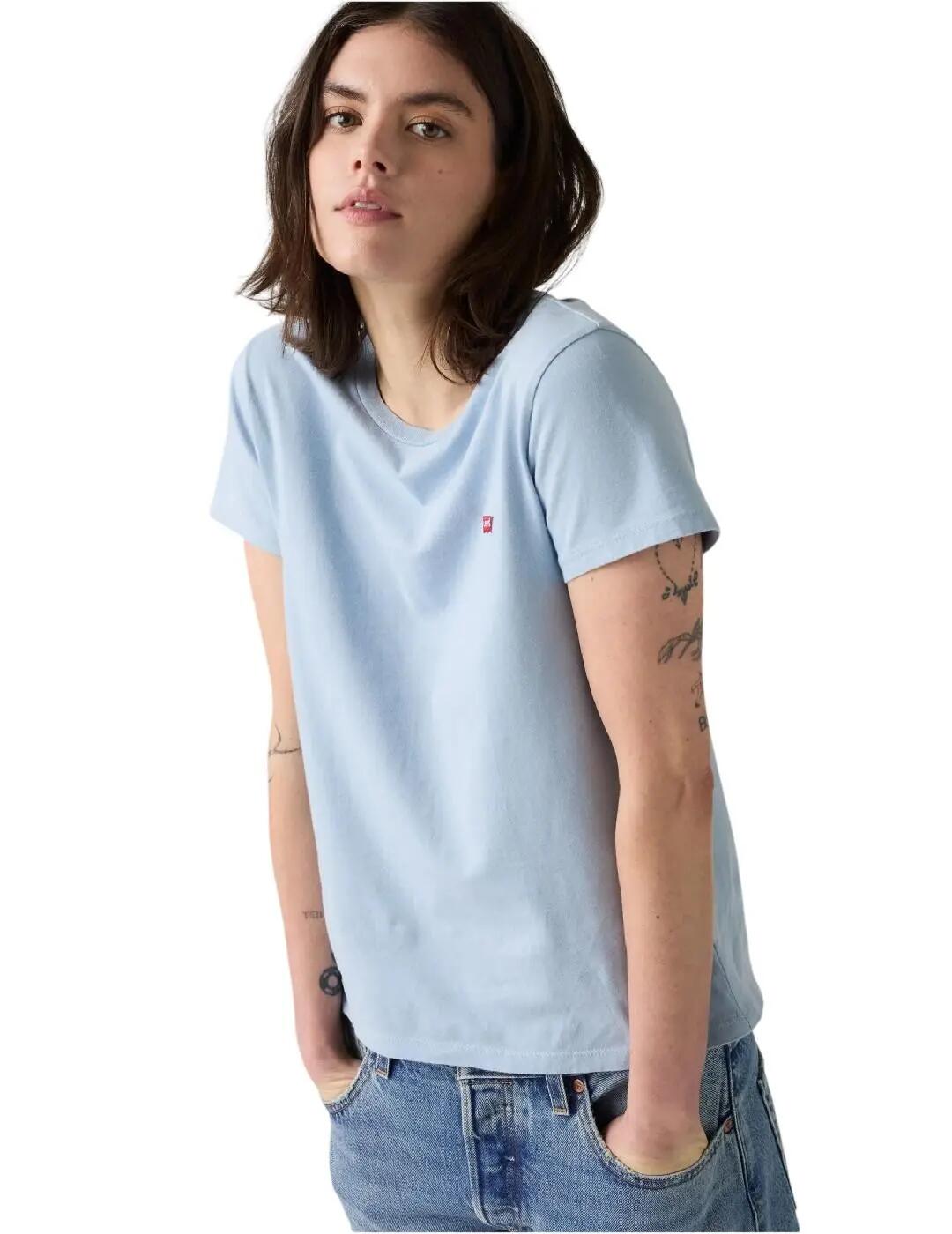 T-shirt für Damen Levis Perfect Blau. 4/6