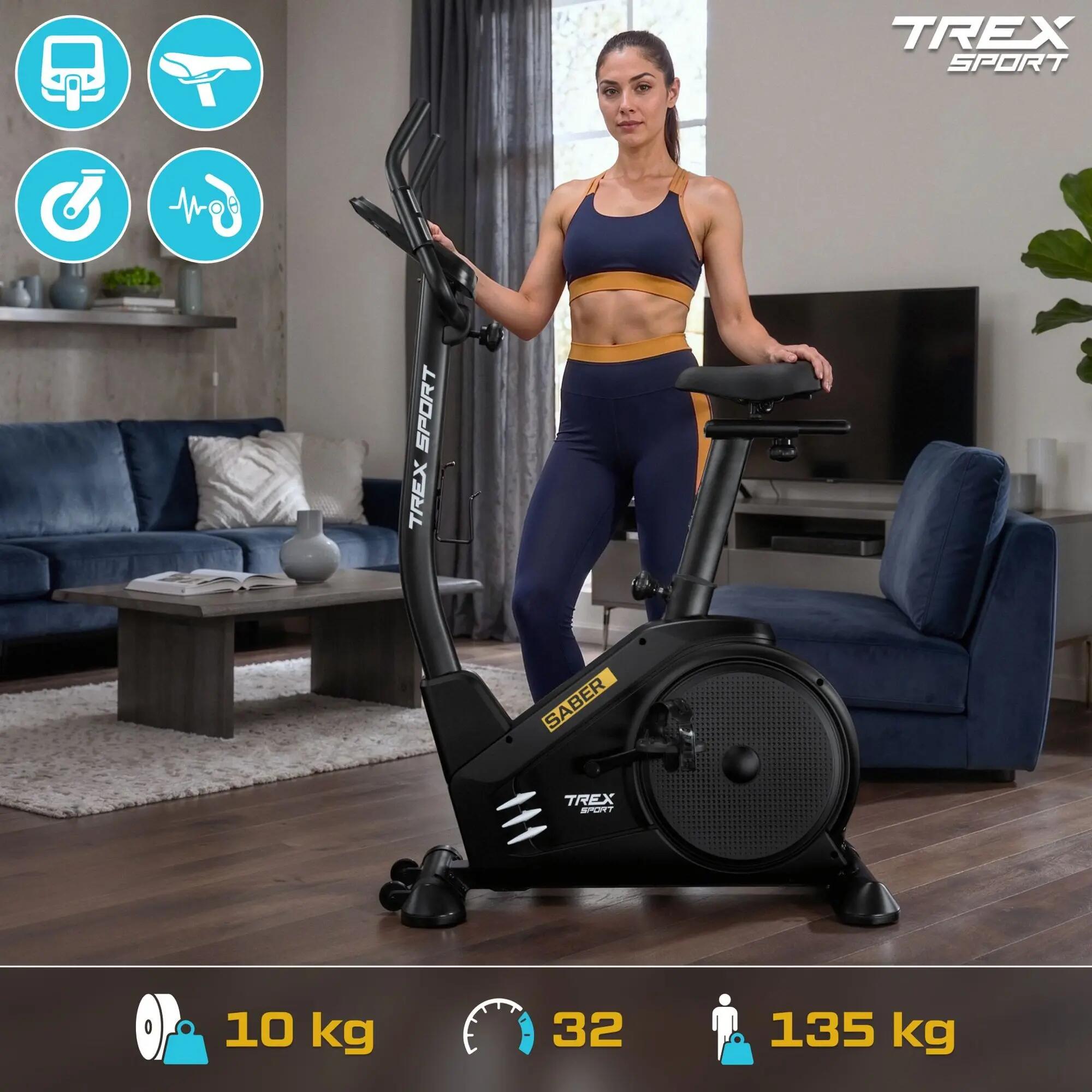 Bike indoor cycling Trex Sport SABER TX-750EB elettromagnetica 2/7