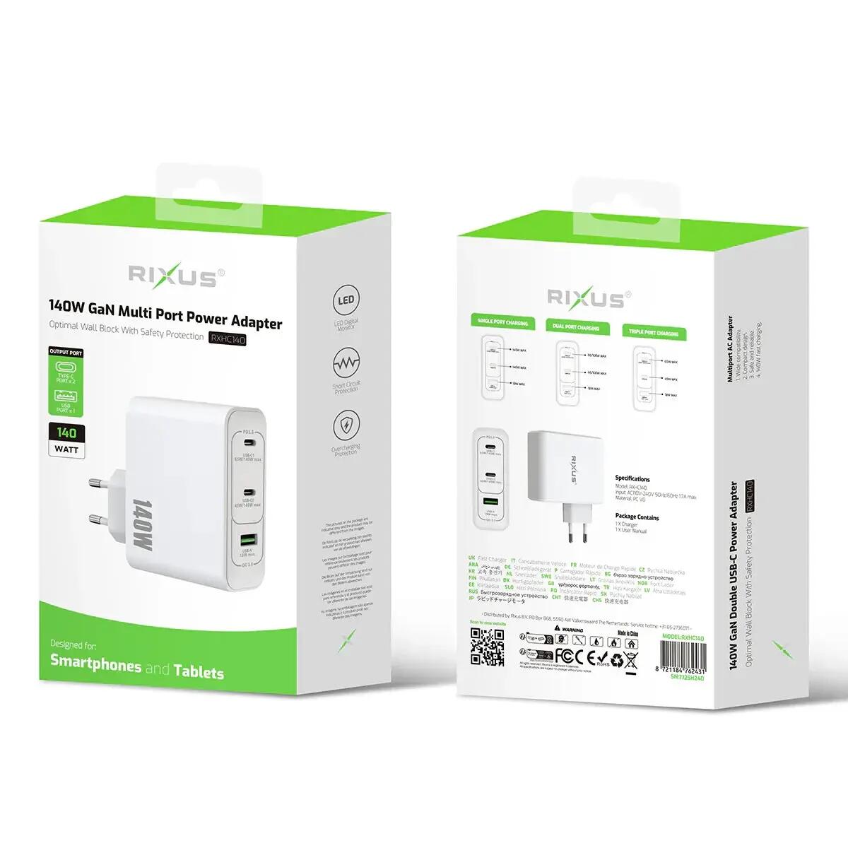 140W Adapter + 240W USB-C Kabel 180CM 10/13
