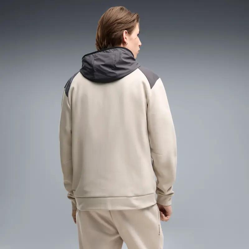 Sudadera Deporte Pumatech - Capucha forrada, Felpa 280 g - Beige 5/9
