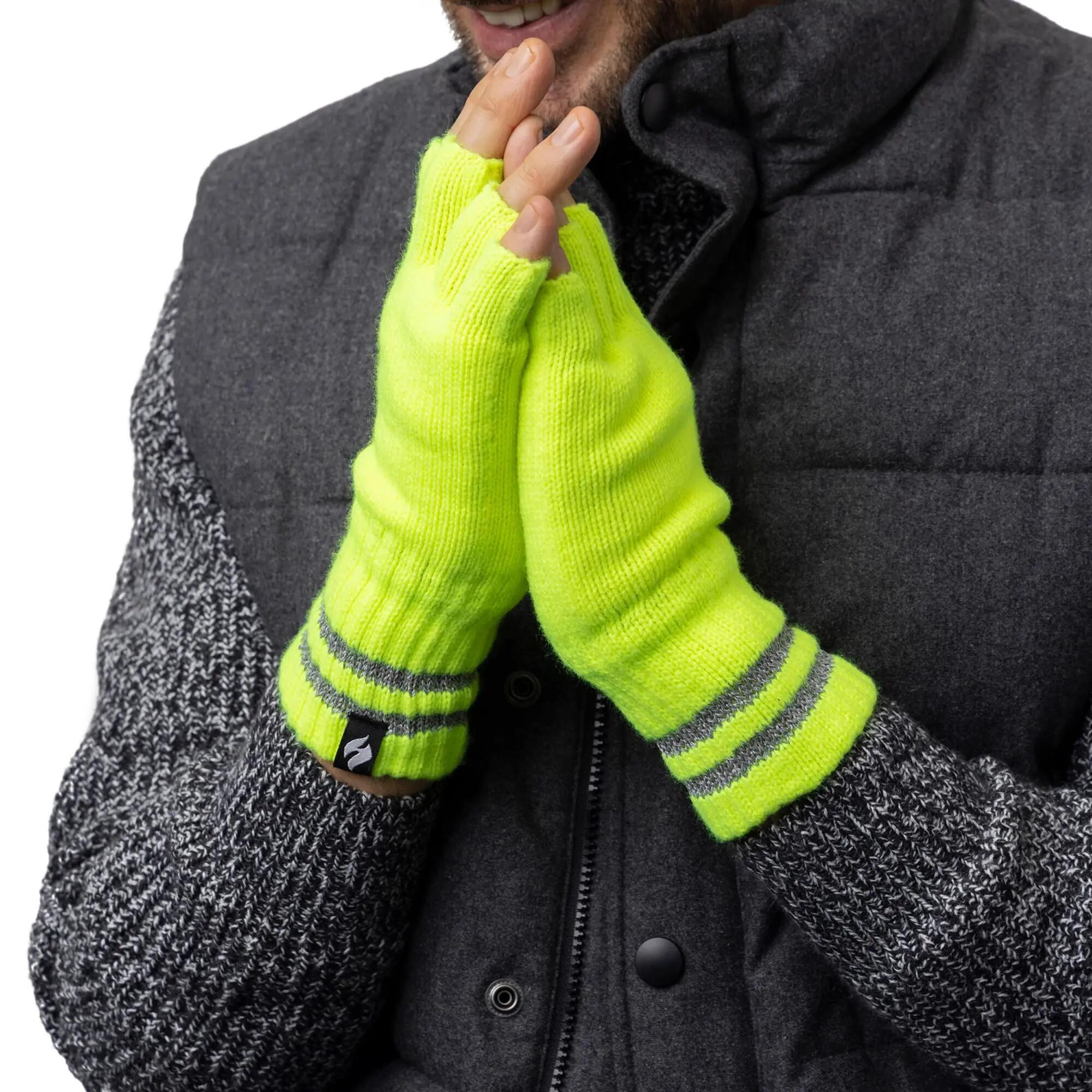 Heat Holders - Herren Handschuhe Ohne Finger | Arbeitshandschuhe Winter 3/6