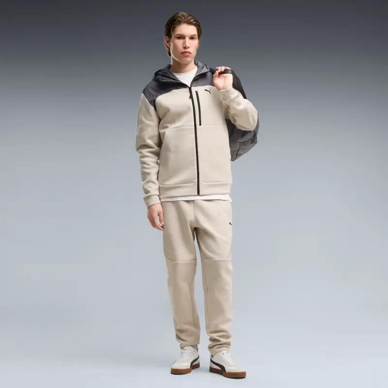 Sudadera Deporte Pumatech - Capucha forrada, Felpa 280 g - Beige 3/9